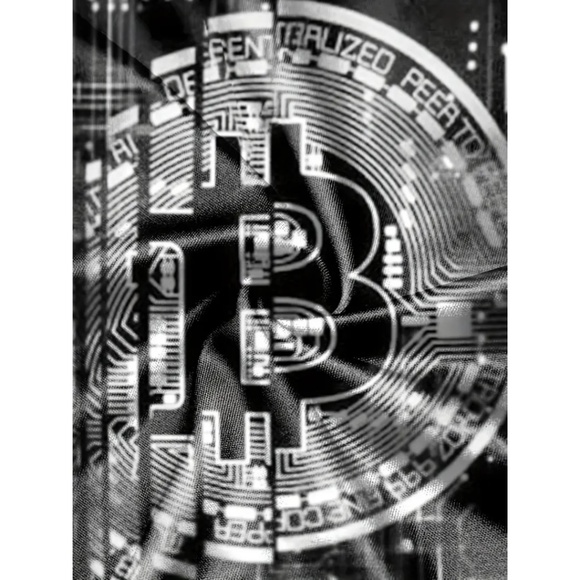 BNWT Isabelle LaRue Men's Bitcoin Graphic T-Shirt - Picture 2 of 5